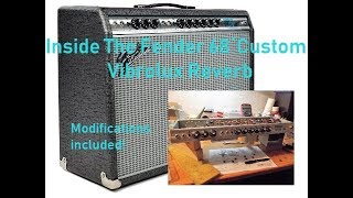 Video thumbnail for A Look Inside the Fender Custom 68´ Vibrolux Reverb including a simple Modification! by MrJLobster