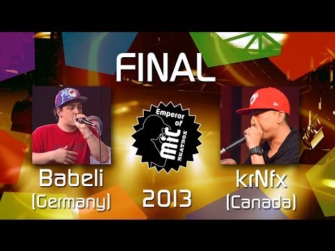 EoM 2013 krNfx vs. Babeli FINAL  Emperor of Mic 2013