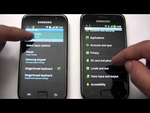 Samsung Galaxy S Darky vs Stock Froyo Visual Differences