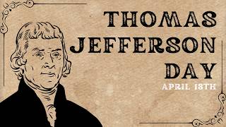 THOMAS JEFFERSON DAY TV BANNER | THOMAS JEFFERSON'S BIRTHDAY TV SCREENSAVER | APRIL 13TH TV BANNER