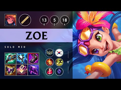 Zoe Mid vs Zed - KR Challenger Patch 25.11