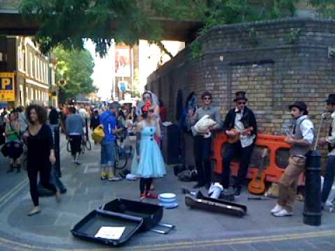 The Funky Swan Drummer - Brick Lane London