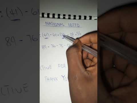 Ghana National Lotto 41-23 Played 41-24... Winning Monday Special