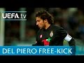 Del Piero free-kick for Juventus against Porto