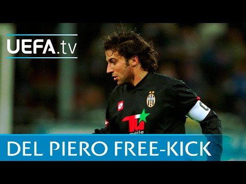 Del Piero free-kick for Juventus against Porto