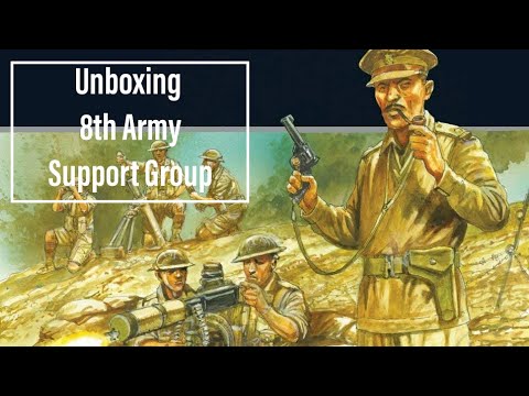 Warlord Games Bolt Action 8th Army Support Group [Unboxing]