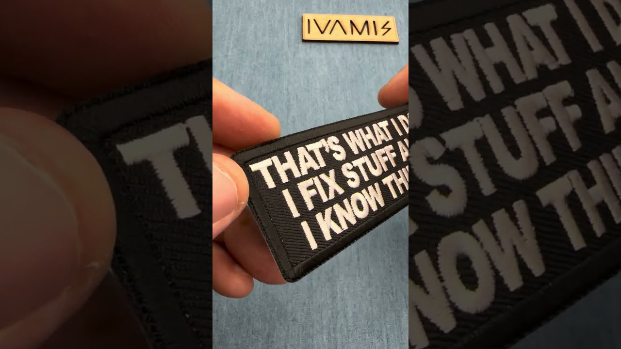 That's What I do I fix Stuff and I know things Patch (P7697)