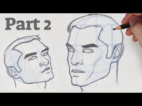 How to Draw a Face from any Angle | Part 2 The 3 4 View