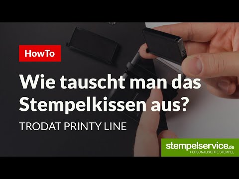HowTo: Stempelkissen austauschen Trodat Printy Line