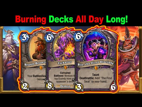 Corrupt Tickatus Control Warlock In 40 Cards Deck!Throne of the Tides Mini-Set | Hearthstone