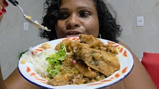 ALMOÇO DE HOJE GALINHA DOURADA NA CEBOLA | comida da roça sensacional 