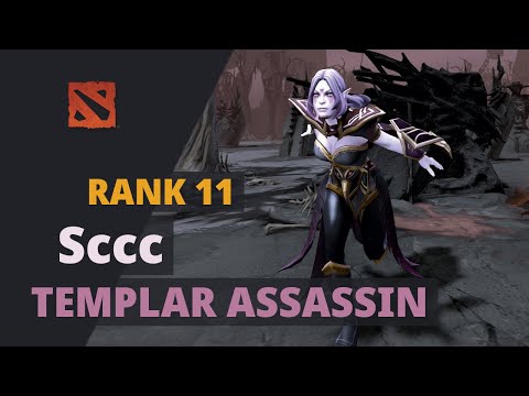 Sccc (Rank 11) plays Templar Assassin Dota 2 Full Game