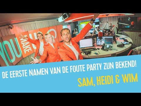 Christoff, Bart Kaëll en De Romeo's komen naar de Foute Party 2018! | Sam, Heidi & Wim