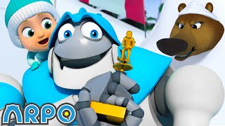 ARPO and Baby Daniel Enter a Ski Tournament! | BEST OF ARPO! | Funny Robot Cartoons for Kids!
