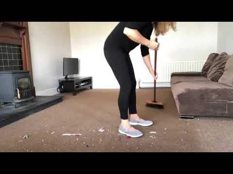 ASMR Sweeping carpet. A 1000 subscribers thank you!!!!