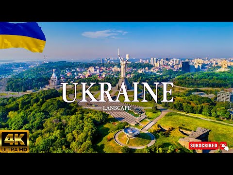 FLYING OVER UKRAINE 4K UHD | Relaxing Music With Wonderful Natural Landscapes For Daily Relaxation