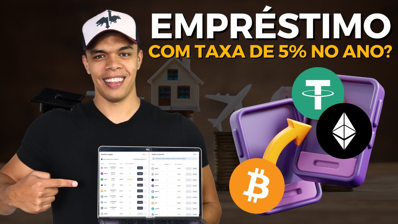 EMPRÉSTIMO DESCENTRALIZADO PAGANDO 5% AO ANO COM O DEFI! PASSO A PASSO AAVE NA PRÁTICA