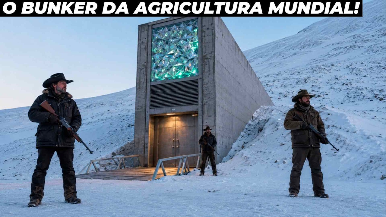Cofre do fim do mundo guarda sementes de forma impressionante