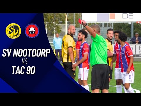 ⚽ SV Nootdorp vs TAC 90 | Voetbal wedstrijd
