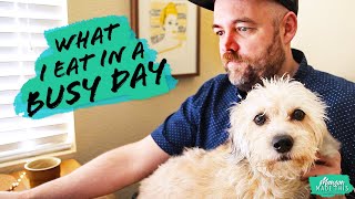 A Day in the Life of a Vegan YouTuber (and his pup), and What We Eat in a Busy Day - Veestro