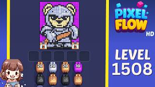 Pixel Flow Level 1508 Solution Walkthrough