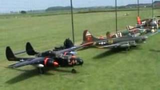 preview picture of video 'Dutch Warbird & Scale Meeting 2008 part1'