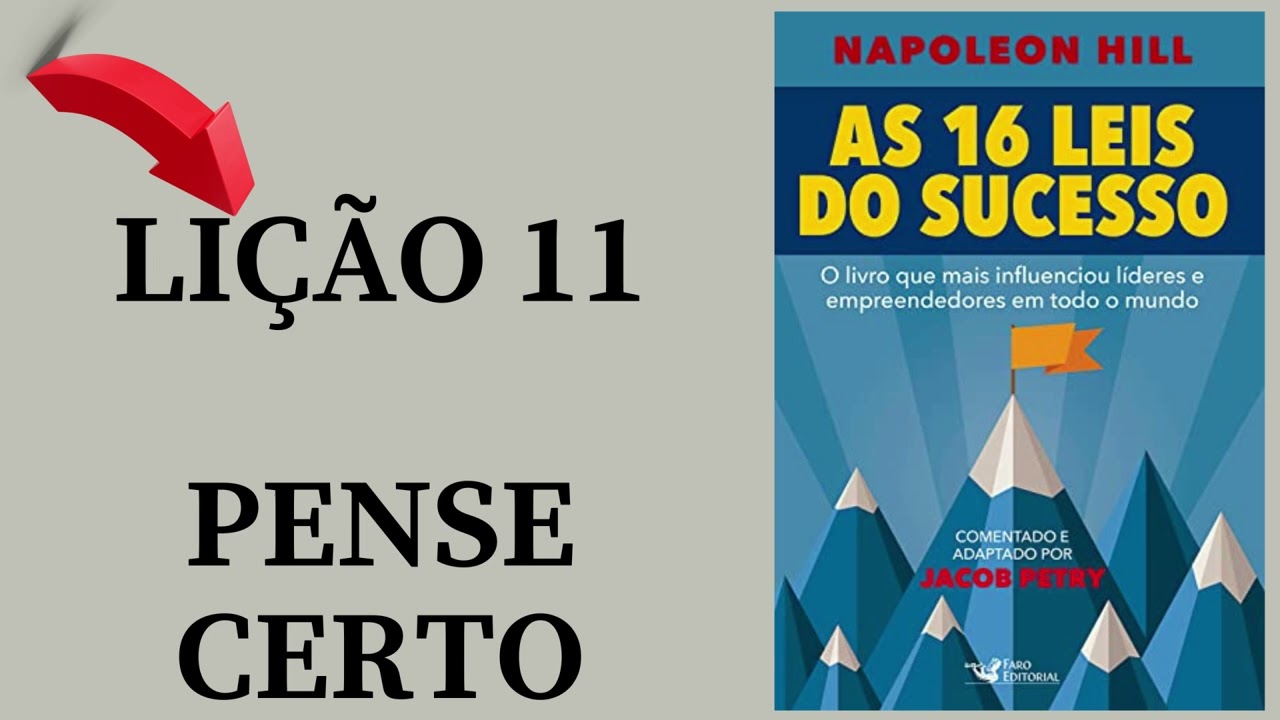 Lição 11 - PENSE CERTO