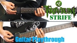 Trivium - Strife (Guitar Playthrough Cover By Guitar Junkie TV Feat FallenFreckles) HD