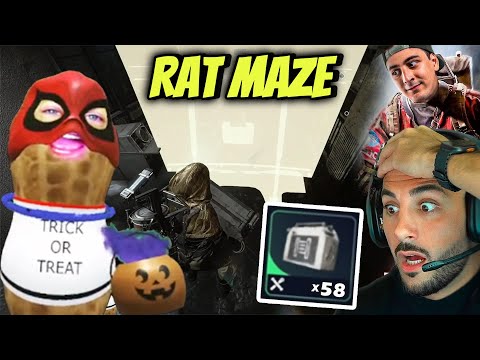 *NEW* TheBurntPeanut Builds the RAT MAZE with Cloakzy & NickMercs | HILARIOUS (Arc Raiders)
