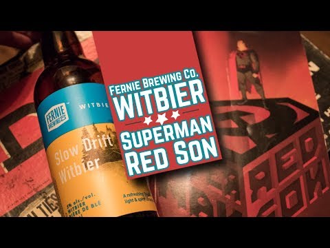 Red Son Graphic Novel Review | Fernie Brewing Co. Slow Drift Witbier | Comic Beer Review