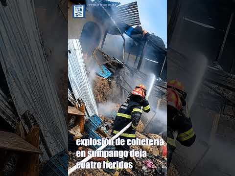 explosión de cohetería en sumpango deja cuatro heridos