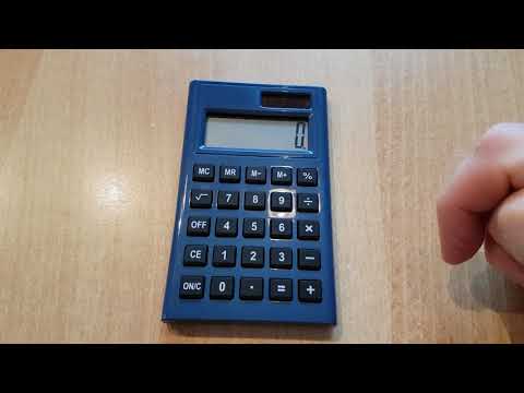 Erklärung Prozenttaste am einfachen Taschenrechner - % - Prozent