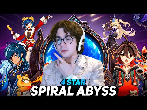 THE HARDEST 4-STAR ABYSS CHALLENGE YET... (Genshin Impact)