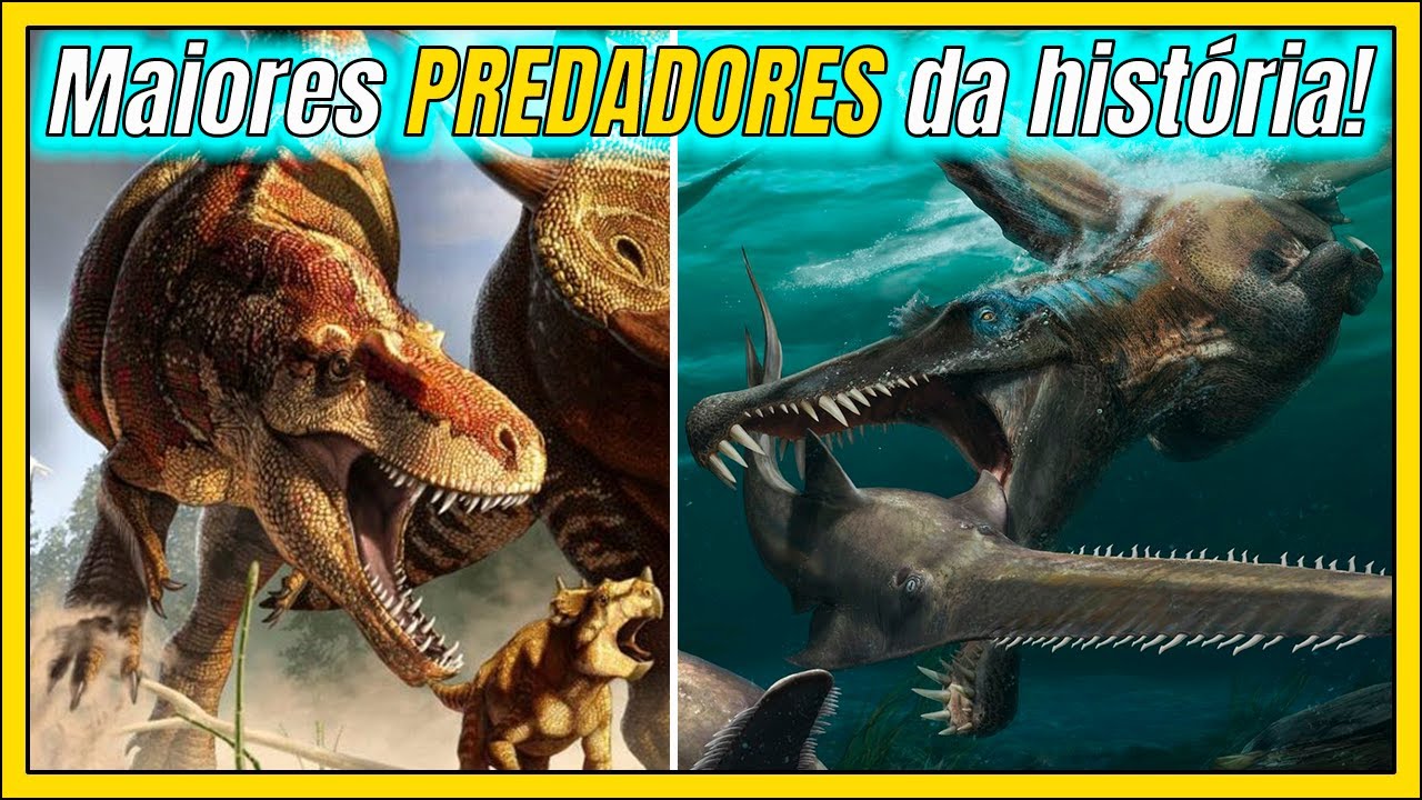 Top10 Maiores DINOSSAUROS TERÓPODES do MUNDO!
