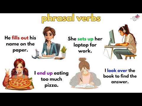 30 common phrasal verbs with the words COME LOOK GO used in daily English conversation