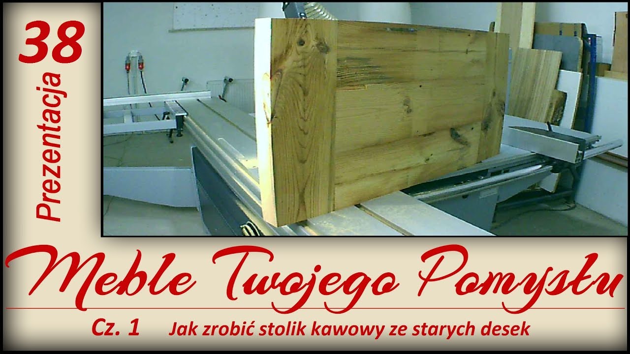 Jak zrobić stolik kawowy ze starych desek / How to make a coffee table with old boards