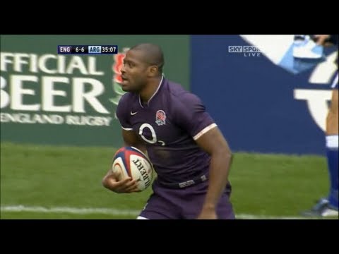 Ugo Monye full back nightmare vs Argentina 2009