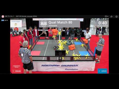 VEXLB2 vs UTCV1 VEX WORLDS 2017