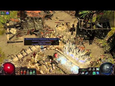 Path of Exile - Cast on critical strike ... Frost Wall