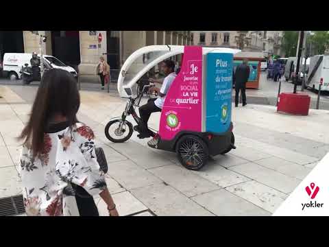 Fahrradtaxi Cargobike Yokler X - eine moderne Rikscha