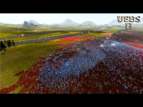 10 LINES OF SHERMAN TANK ATTACKED BY 2,000,000 LASER KNIGHTS | Ultimate Epic Battle Simulator 2