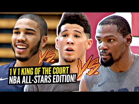 1v1 King of The Court NBA All-Stars Edition!! Kevin Durant, Paul George, Devin Booker GO AT IT!