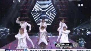 140419 EXO-M 音乐榜上榜 上瘾 (OVERDOSE) (720p)