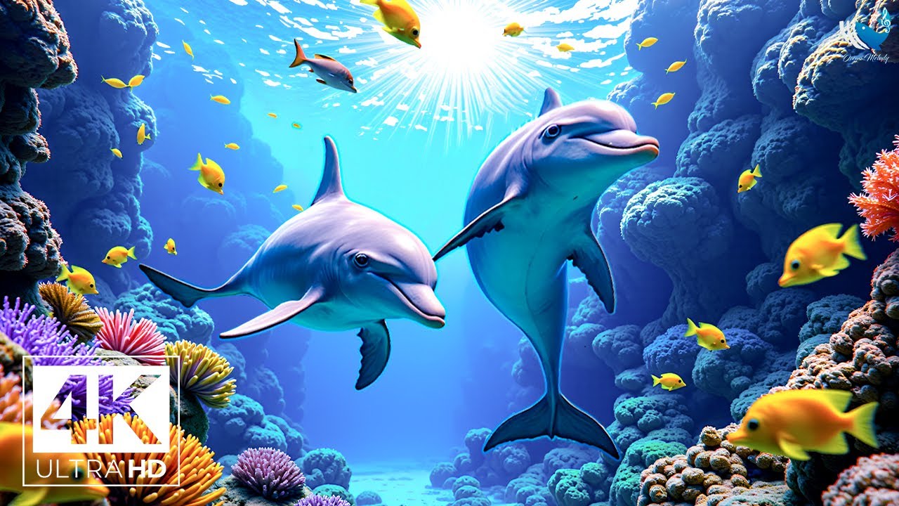 The Best 4K Aquarium - Dive Into The Mesmerizing Underwater Realm, Sea Jellyfish, Coral Reefs