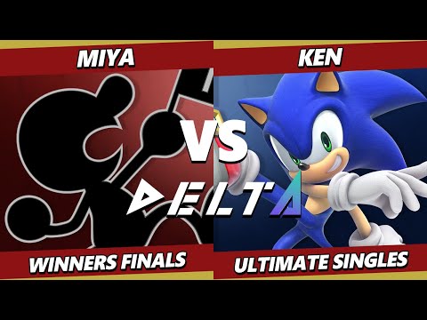 Delta 11 WINNERS FINALS - Miya (Game & Watch) Vs. KEN (Sonic) Smash Ultimate - SSBU