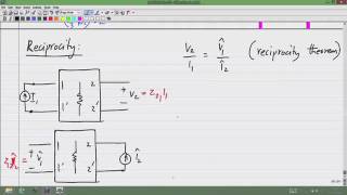 Mod-01 Lec-14 Two port parameters(z, h, and g); Reciprocal two ports