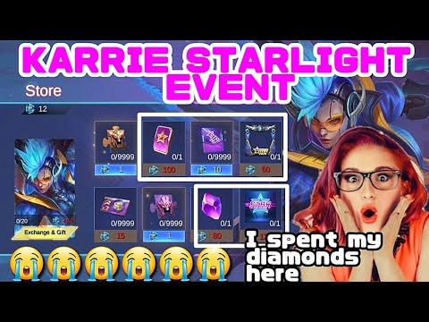 STARLIGHTKARRIE SKIN 2020 EVENT | BEST REWARDS EVER | MLBB