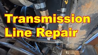 Transmission Cooler Line Repair with Compression Fittings....SUPER EASY!