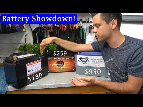 12v 100ah Battery Comparison! Budget LiFePO4 VS Battle Born VS Lead Acid