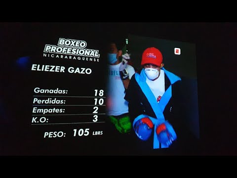 Julio Mendoza VS Eliezer Gazo - Nica Boxing Promotions